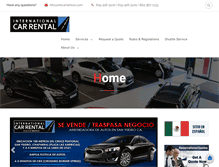 Tablet Screenshot of intlcarrentals.com